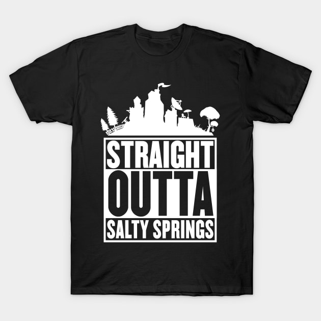 Straight Outta Salty Springs T-Shirt T-Shirt by mangobanana